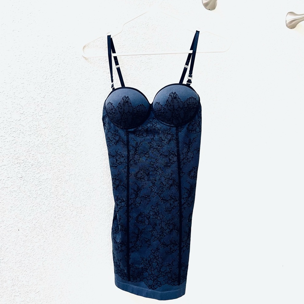 Elegant Blue Bodycon Dress